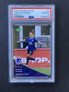 2023 Parkside NWSL Pronto Jordyn Huitema #64 /514 PSA 10 Pop 1 - Picture 1 of 2