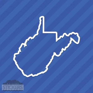 West Virginia WV State Outline Vinyl Decal Sticker - Picture 1 of 2