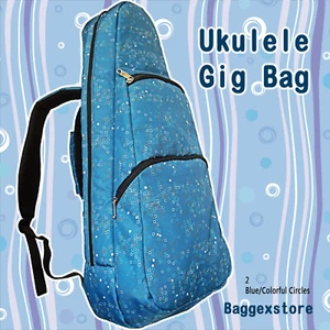26" Tenor Ukulele Gig Bag Soft Case Rucksack Backpack 2Ways Daypack Multi-colors - Picture 1 of 56