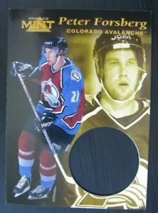 1996-97 Pinnacle Mint coin holder #6 Peter Forsberg Colorado Avalanche - Picture 1 of 1