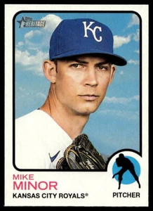 2022 Topps Heritage 102 Mike Minor Kansas City Royals Baseball Card - Picture 1 of 2