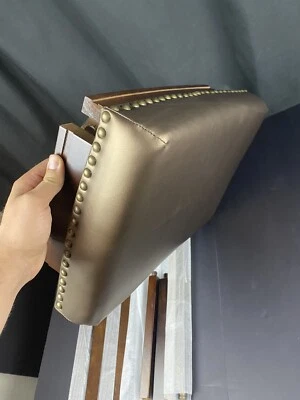 🪑 Linon Home Kingston Backless Barstool — Used with Minor Seat Damage - Image 1 of 4