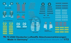 Peddinghaus 1/72 German Luftwaffe Fighter Aces Kill Markings WWII [Decal] 2544 - Picture 1 of 1