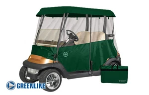 Drivable Golf Car Cart Enclosure Cover for 2 Person Cart - Forrest Green Color - Bild 1 von 5