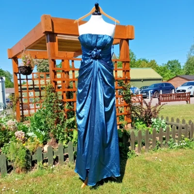 Sousourada Designs By Penny Prom Dress Teal Large - Image 1 of 4
