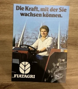 Orig. FIAT AGRI Traktor Prospekt Brochure Schlepper Mähdrescher Häcksler D5 - Bild 1 von 3
