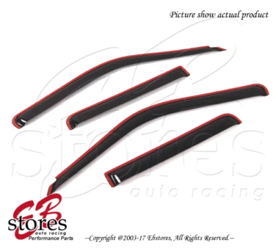 Visera de ventana JDM humo oscuro canal interior canal interior Ford Explorer Sport Trac 2001-2005 4 piezas Foto 1 de 4