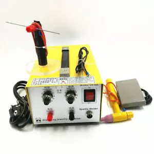 200W Pulse Sparkle Spot Welder Jewelry Welding Machine Gold Silver Platinum - Picture 1 of 4