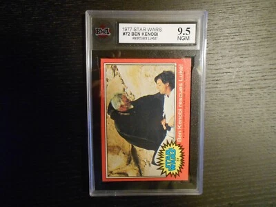 1977 STAR WARS Ser. 2 #72 Ben Kenobi Rescues Luke KSA 9.5 (PSA 9/APR $200) GEM💎 - Image 1 of 3