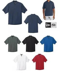 MEN'S 1/4 ZIP SHORT SLEEVE PULLOVER, REPELS WATER RESISTS WIND, SIDE ZIP, XS-4XL - Picture 1 of 12