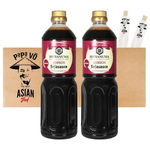 Shibanuma Koikuchi Japanische dunkle Sojasauce 2x1L Sojasosse aus Japan - Bild 1 von 2