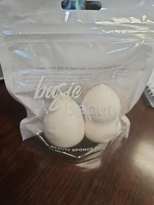 Basic Beauty Sponge Set • White/Cream • 2 Piece Set - Picture 1 of 2