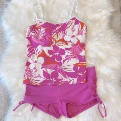 Beach House Swim Lexi Textured Underwire Tankini Top & Bottoms Size 12 - Image 1 of 4