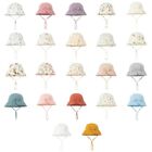 Infants Toddlers Basin Caps Breathable Bowknot Baby Bucket Hat for Girls