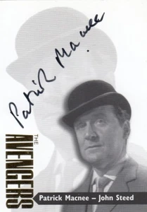 AUTÓGRAFO DE LOS VENGADORES SERIE 3 DORADO (2010) - AV3-1 PATRICK MACNEE (JOHN STEED) - Imagen 1 de 1