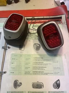 Für Lloyd LT 500 Neue Rückleuchten Hella Bis Baujahr 01.1954 schräger Anbau. - Picture 1 of 7