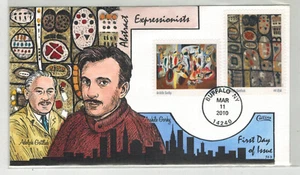 2010 COLLINS HANDPAINTED ART ABSTRACT EXPRESSIONISTS A GOTTLIEB A GORKY - Picture 1 of 1