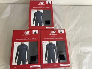 New Balance Quality Thermal Base Layer Long Sleeve Shirt-Bubble Fleece Men Sz S - Picture 1 of 4