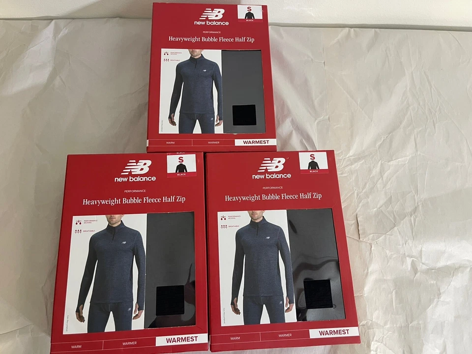 New Balance Quality Thermal Base Layer Long Sleeve Shirt-Bubble Fleece Men Sz S - Image 1 of 4