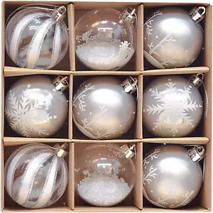 Weihnachtskugeln 9-teilig Christbaumschmuck Weihnachtsbaum Schmuck Set B1403 - Bild 1 von 7