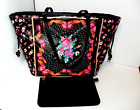Betsy Johnson Butterfly Floral Tote Bag with Pouch NWOT
