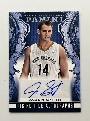 2013-14 帕尼尼崛起潮亲笔签名 #33 杰森史密斯签名新奥尔良鹈鹕 — 第 1/2 张图片
