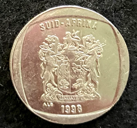 South Africa 1 Rand Random Year Circulated World Coins Cover