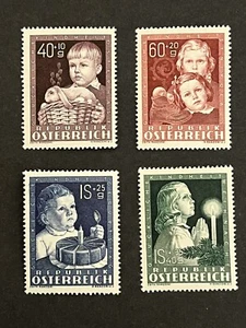 AUSTRIA 1949 - Feliz infancia - Happy Childhood - Juego completo - MNH - Imagen 1 de 6