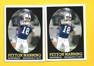40799 2- 2007 Topps Turn Back The Clock #13 Peyton Manning COLTS CARDS - Foto 1 di 2