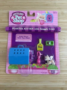 Kenner 1993  Littlest Pet Shop Series 2 Playful Kitten Factory Sealed LPS - Picture 1 of 5
