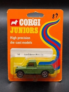 Vintage 1973 CORGI Juniors Land Rover Pickup Truck MOC - Picture 1 of 4