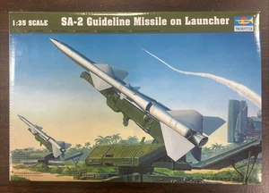 SA-2 Guideline Missile on Launcher - 1/35 Scale Trumpeter unassembled Kit#00206 - Picture 1 of 8