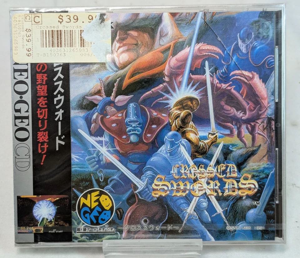 Crossed Swords (JP Neo Geo CD 1994) NEW Factory Sealed NISB - See Pictures - Image 1 of 4