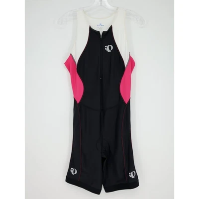 Pearl Izumi Mujer XL Una Pieza Culotte con tirantes Cuerpo Completo Ciclismo Triatlón Cremallera Frontal Foto 1 de 4