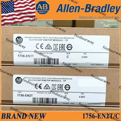 1756-EN2T AB ControlLogix Ethernet Bridge 1756EN2T 2022 NEW Factory Sealed US - Image 1 of 4
