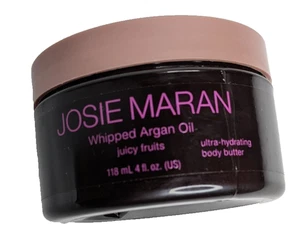 Manteca corporal hidratante con aceite de argán batido Josie Maran ~ frutas jugosas ~ 4 fl oz - Imagen 1 de 5