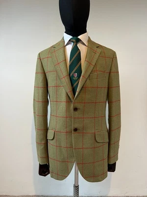 Stunning Hackett Horse & Hound Tweed Country Shooting 100% Wool Jacket RRP £850 - Image 1 of 4