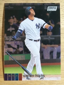 2020 Stadium Club Chrome #66 Aaron Hicks - Picture 1 of 2