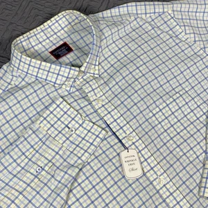 UNTUCKit Cavalon Wrinkle Free Shirt Men’s XXXL 3X Yellow Blue New With Tags - Picture 1 of 10