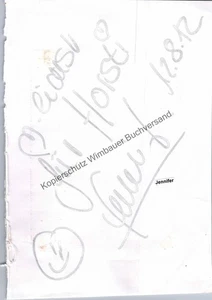 Original Autogramm Jennifer /// Autograph signiert signed signee Jennifer 337825 - Picture 1 of 2