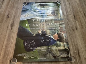 "Póster de la película The Theory of Everything Felicity Jones firmado y autografiado 40""x27""" - Imagen 1 de 14