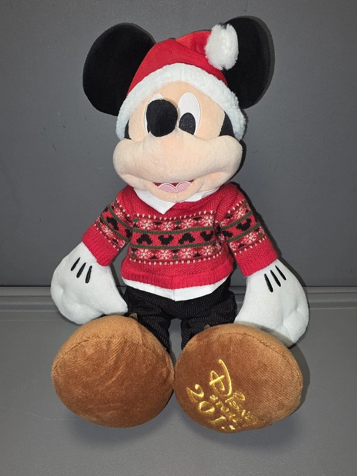 DISNEY STORE CHRISTMAS MICKEY MOUSE 2018 EDITION VGC - Image 1 of 4