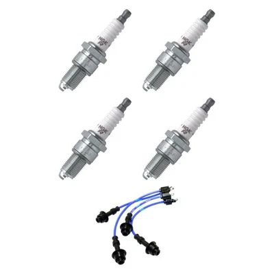 For Toyota Van 1984-1989 NGK Spark Plug Wire & Spark Plug Kit Foto 1 de 4