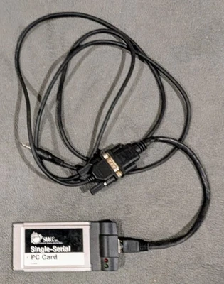 SIIG Single-Serial PC Card Adapter (JJ-PCM012-S2) - Untested - Image 1 of 4