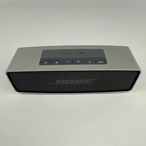 Altavoz Bluetooth Bose SoundLink Mini 1 plateado no funciona para piezas SIN ALIMENTACIÓN - Imagen 1 de 8