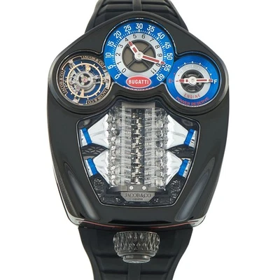 Relógio Jacob & Co Bugatti Tourbillon preto titânio BU300.21.AA.AA.BBRUA - Imagem 1 de 4