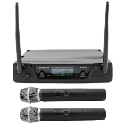 Radiomicrofono UHF Doppio Palmare 825.7 MHz - 831.2 MHz PIANO BAR - Immagine 1 di 4