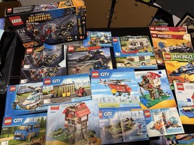 LEGO Instruction Manual Booklet LOT 2010s Era - City, Ninjago, DC, Creator