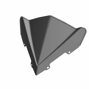Polaris Race Windshield, Gloss Black, Genuine OEM Part 5453025, Qty 1 - Picture 1 of 2