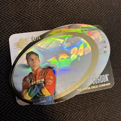 Jeff Gordon 1996 Upper Deck SPX Elite E1 1995 WC Champion NASCAR Card - Image 1 of 2